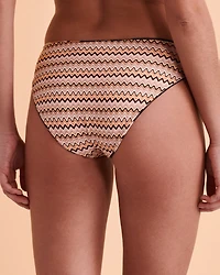 ALOHA SUBLIMITY Reversible High Leg Bikini Bottom