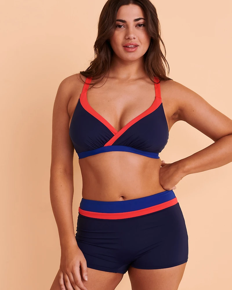 Haut de bikini dos croisé OCEAN BLUES