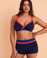 Haut de bikini dos croisé OCEAN BLUES