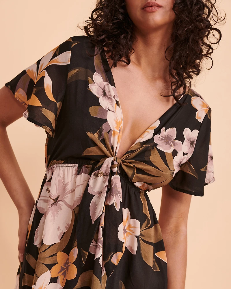 Robe courte en fibres recyclées ALOHA