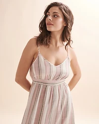 Robe maxi bretelles minces