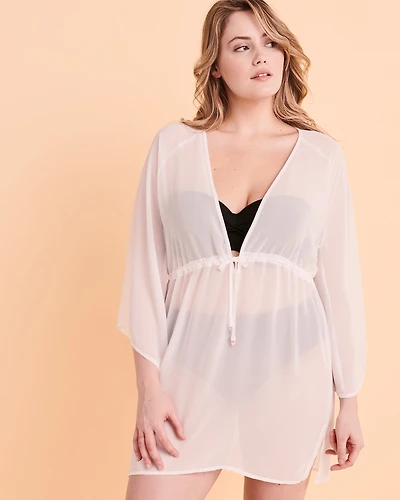 Chiffon Plunging Dress