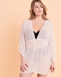 Chiffon Plunging Dress