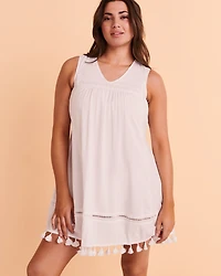 Mini Dress with Tassels