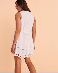 Mini Dress with Tassels