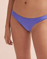 Sorbet Textured Low-rise Bikini Bottom