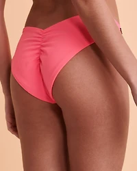 Bas de bikini échancré réversible Coral Laval