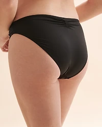 Crochet Shirred Waistband Bikini Bottom