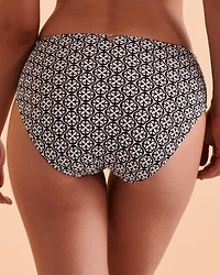 Bas de bikini taille haute Geo