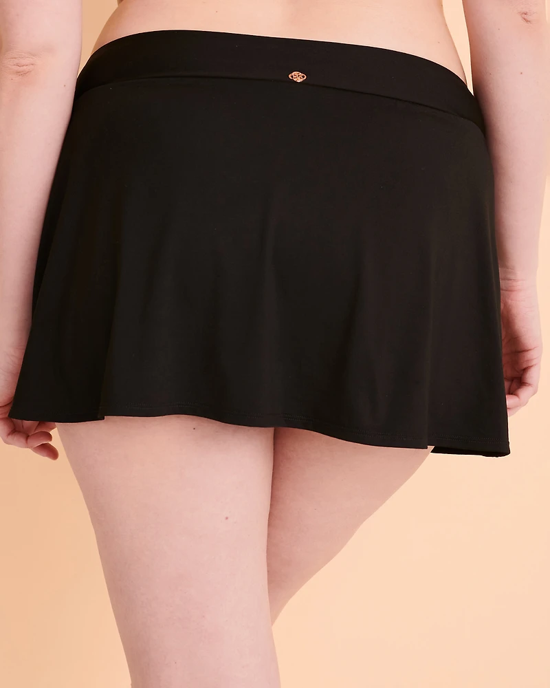 Solid Skirt Bikini Bottom