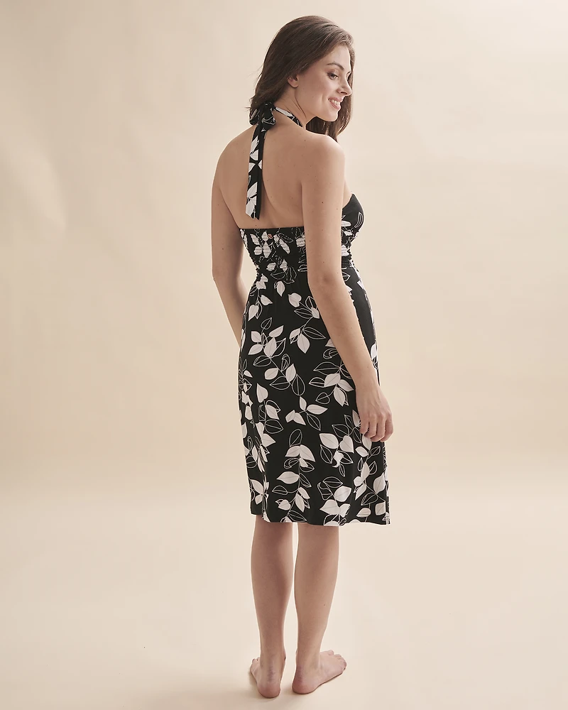 Robe licou en jersey doux