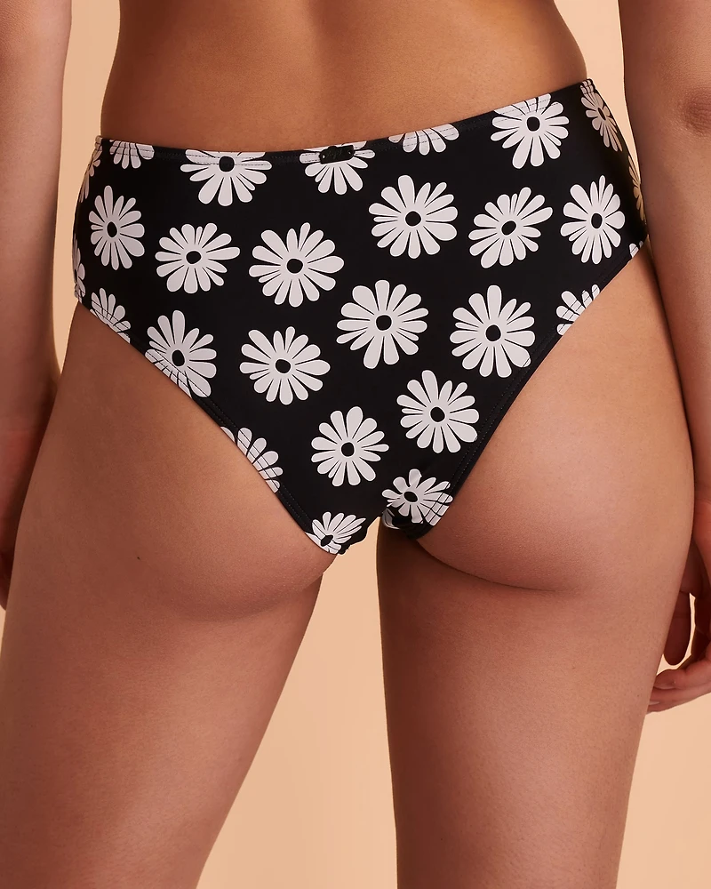 Daisy Mid Waist Bikini Bottom