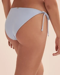 Bas de bikini brésilien Chambray Blue