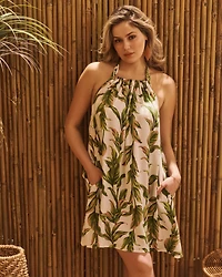 High Neck Halter Dress