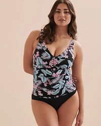 Tropical Plunge Tankini Top