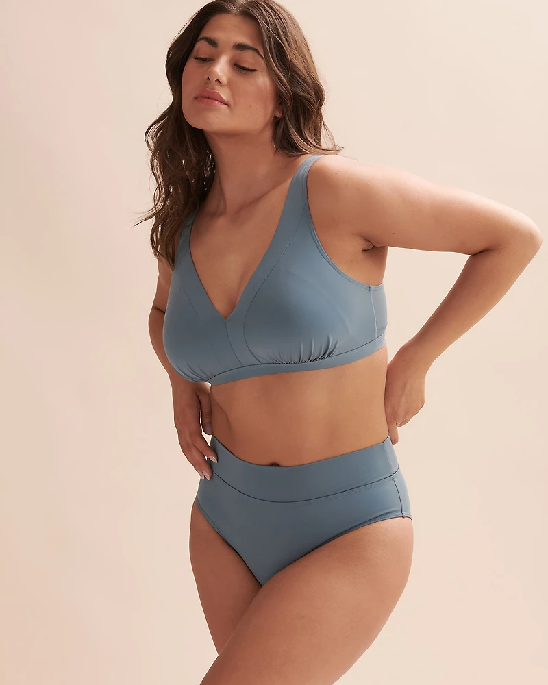 Tropical High Waist Bikini Bottom