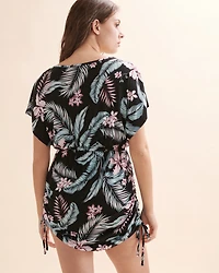 Ruched Side Shortsleeve Mini Dress