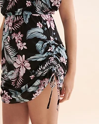 Ruched Side Shortsleeve Mini Dress