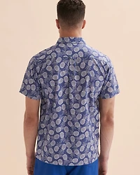 Pineapple Short Sleeve Button-down Shirt
