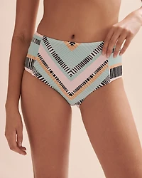 Bas de bikini taille haute Ripple effect