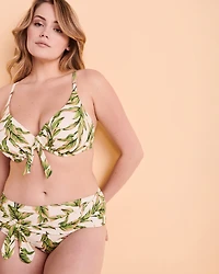 Haut de bikini push-up bonnet D Jungle Leaves