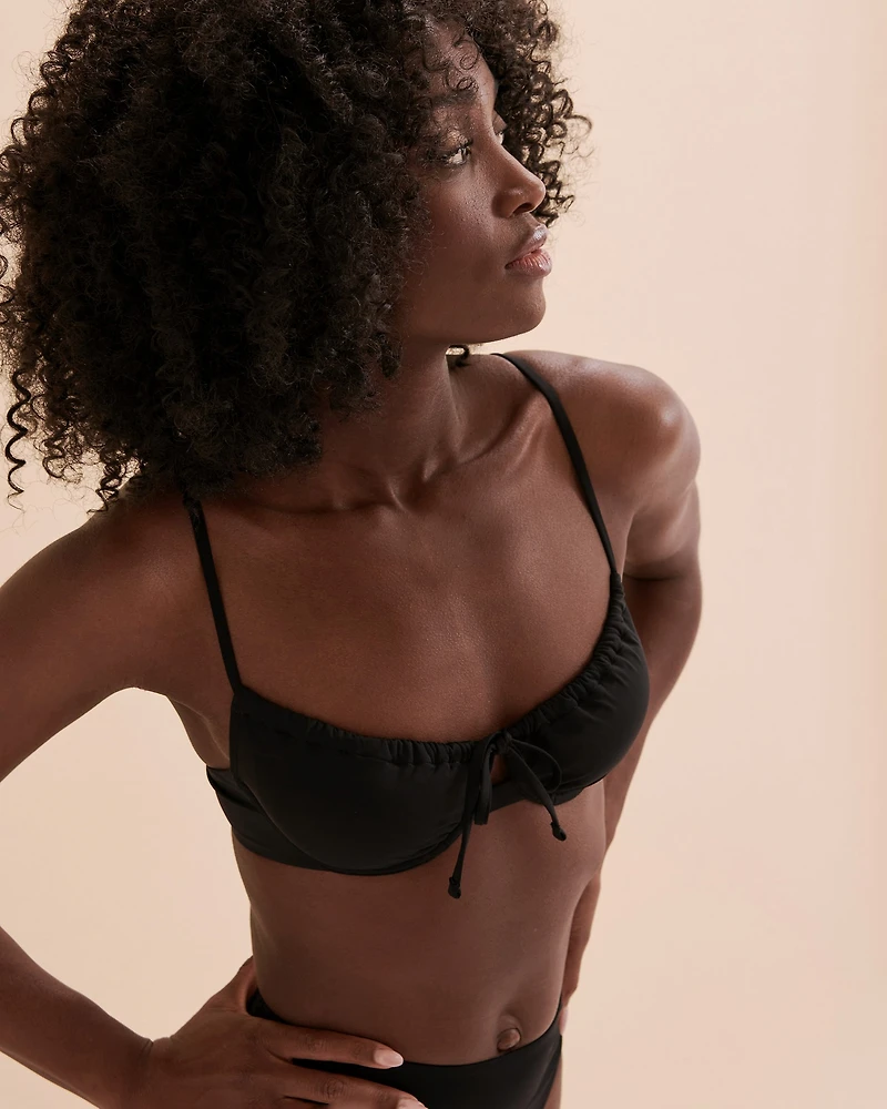 Haut de bikini bralette avec armature Solid