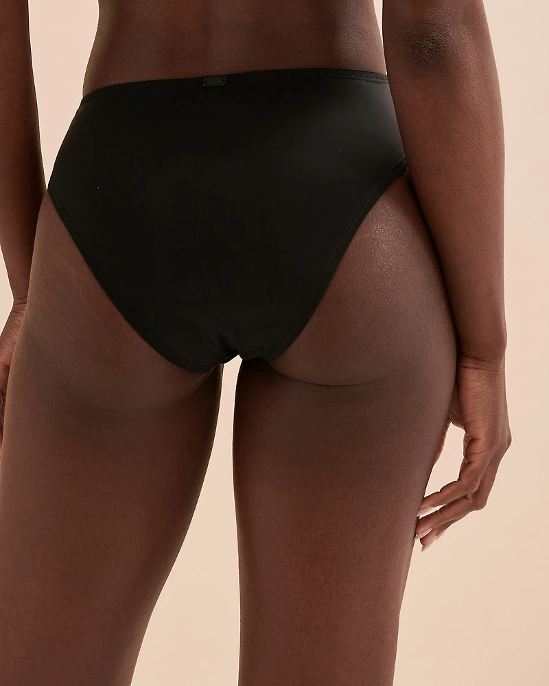 Solid Thong Bikini Bottom