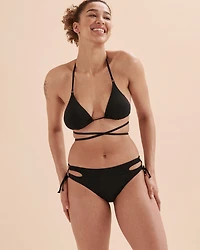 Solid Side Tie Bikini Bottom