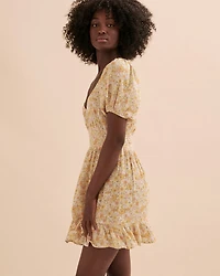 Something Pretty Short Sleeve Mini Dress