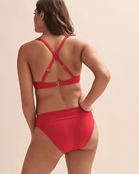 All Tied Up  D/DD Cup Plunge Bikini Top