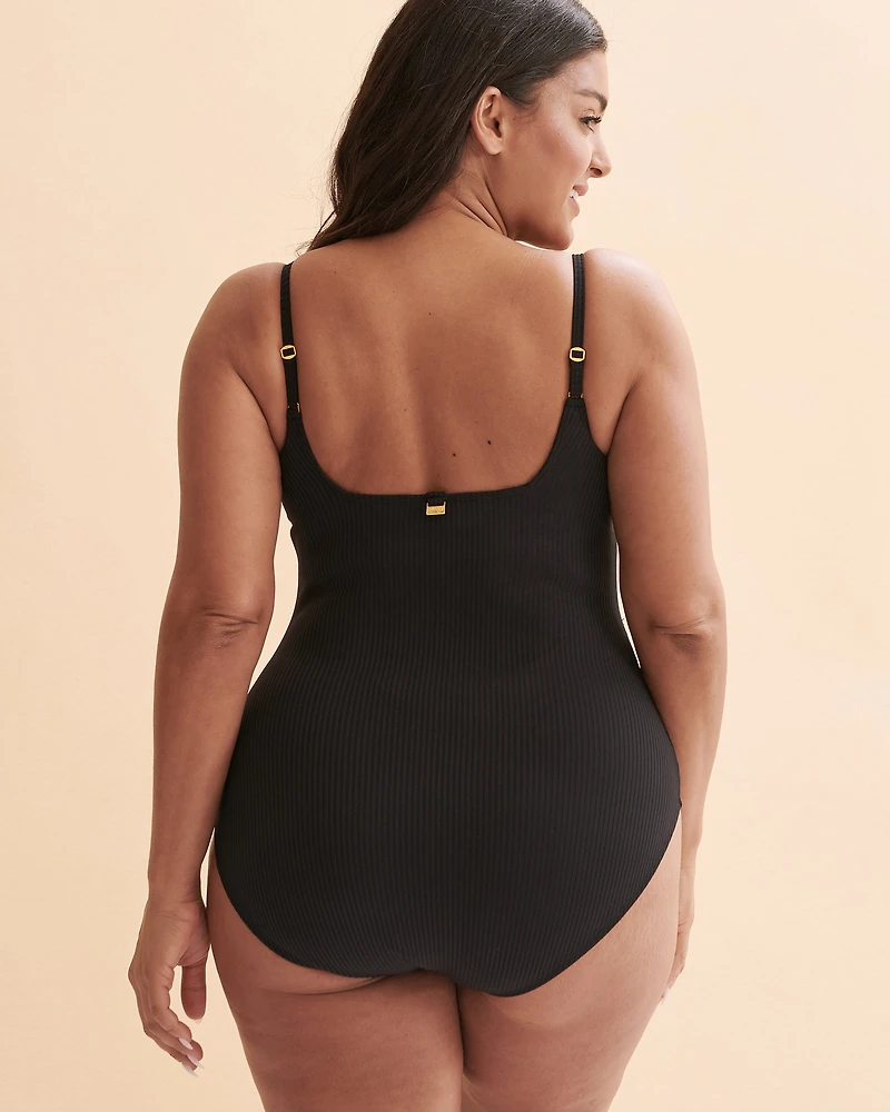 WALK THE LINE Square Neck One-piece Swimsuit