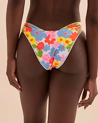 Bas de bikini coupe échancrée réversible Serenity Lavender