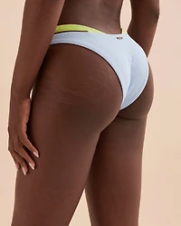 Bas de bikini coupe échancrée réversible Serenity Lavender