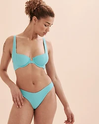 Haut de bikini balconnet Textured