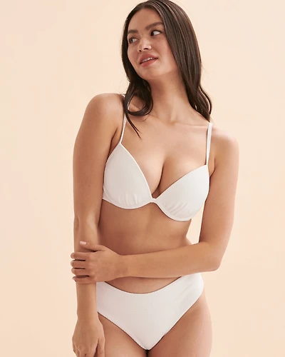 Haut de bikini push-up Textured