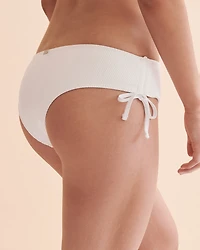 Bas de bikini cheeky noué aux hanches Textured