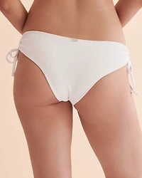 Bas de bikini cheeky noué aux hanches Textured