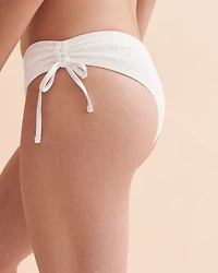Bas de bikini cheeky noué aux hanches Textured