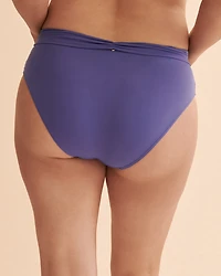 Solid High Waist Bikini Bottom
