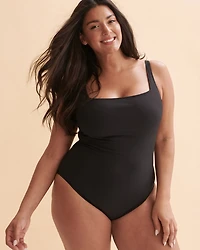 WALK THE LINE Square Neck One-piece Swimsuit