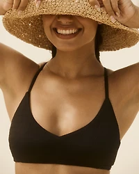 Bahamas Textured Bralette Bikini Top