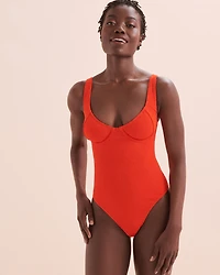 Good Vibes Emma Textured One Piece