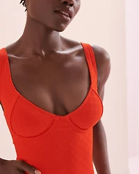 Good Vibes Emma Textured One Piece