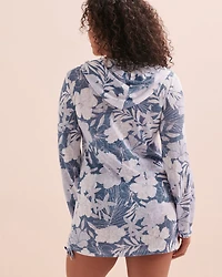 Tunique en crochet à capuchon