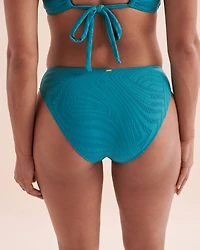 Pacific Jungle Textured Bikini Bottom