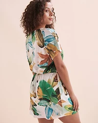 Robe courte cache-coeur Pacific Jungle