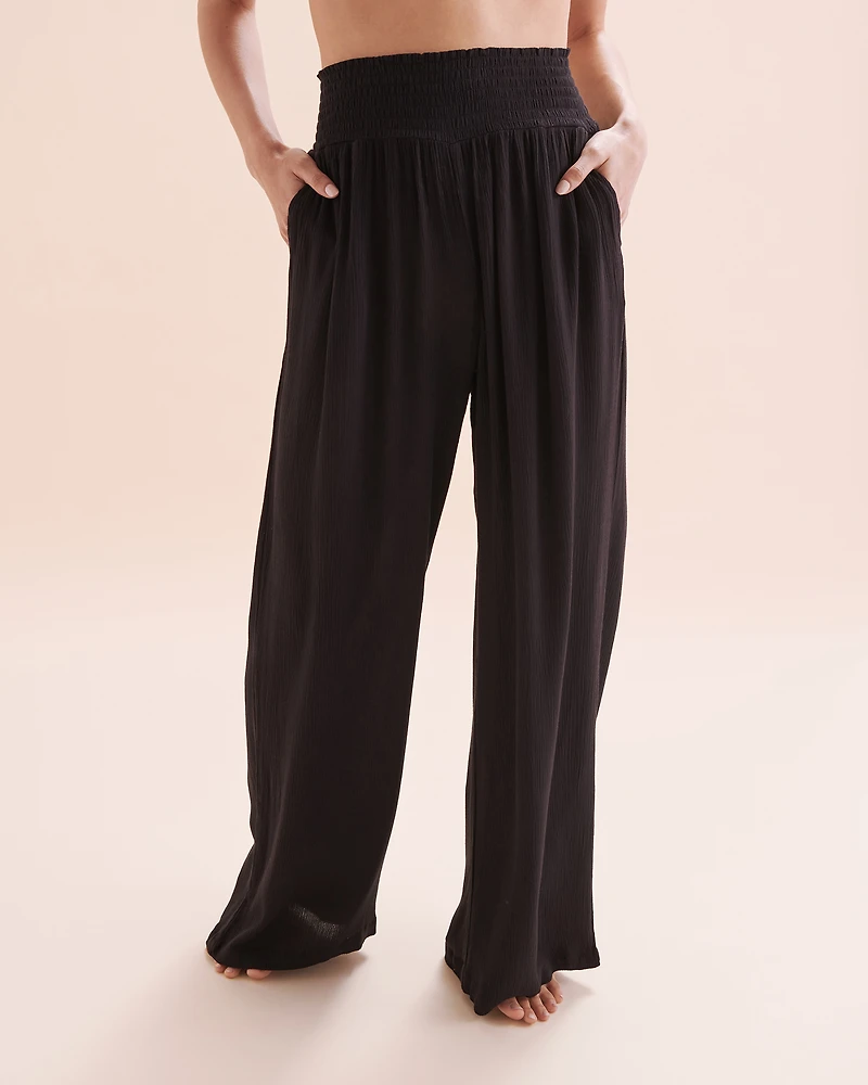 Pantalon jambe large