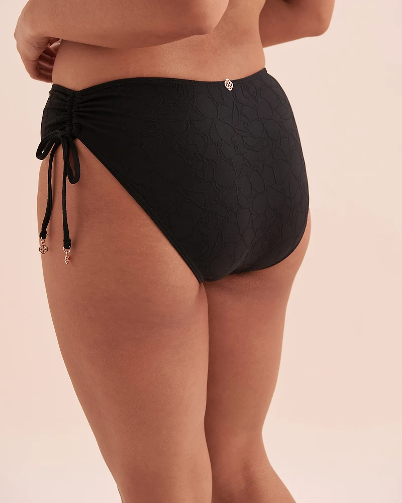 Bas de bikini noué aux hanches texturé Floral Mist