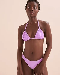 Haut de bikini triangle Violet