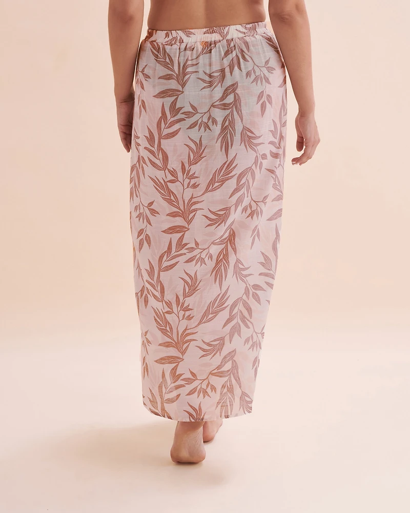 Sand Foliage Maxi Skirt